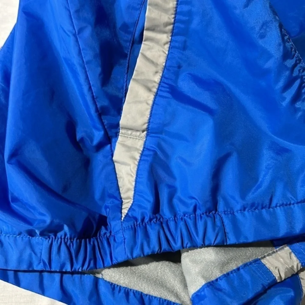 Vintage 90s Nike Blue Rain Jacket Windbreaker Zip Up RN56323 CA05553 Youth 14/16